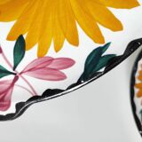 Two Schramberg Majolika painted flower dishes