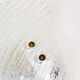 Set of 2 Murano glass 'Shell' wall sconces