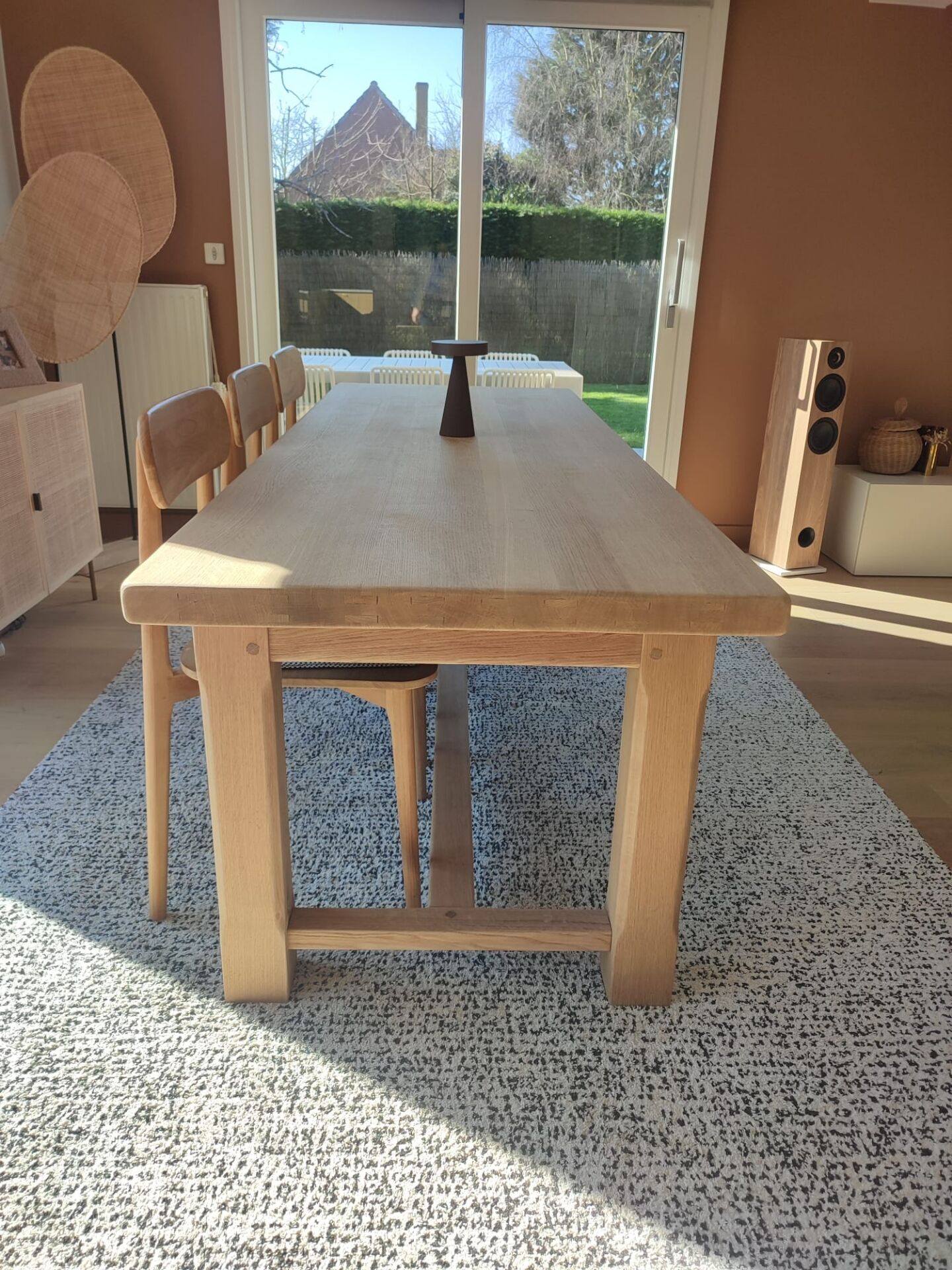 Table de ferme 2m20 chêne massif