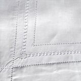 wedding set: sheet and 2 CS monogram pillowcases