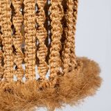 Macramé suspension, Audoux and Minet style, France, 1960s