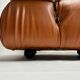 Camaleonda Lounge Sofa in Cognac Leather by Mario Bellini for B&B Italia, 1973, Set of 4