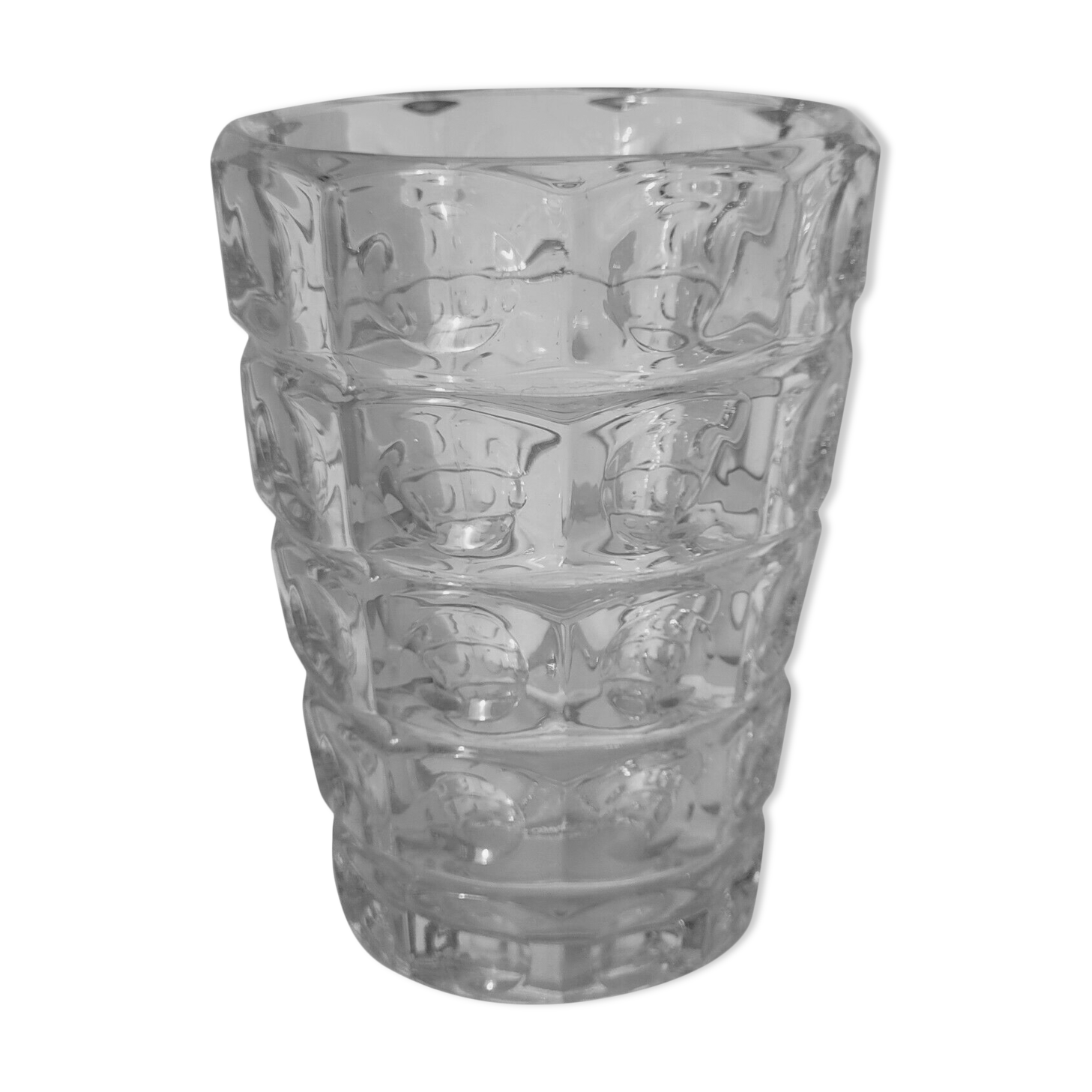 Art Deco crystal vase