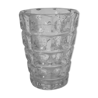 Art Deco crystal vase