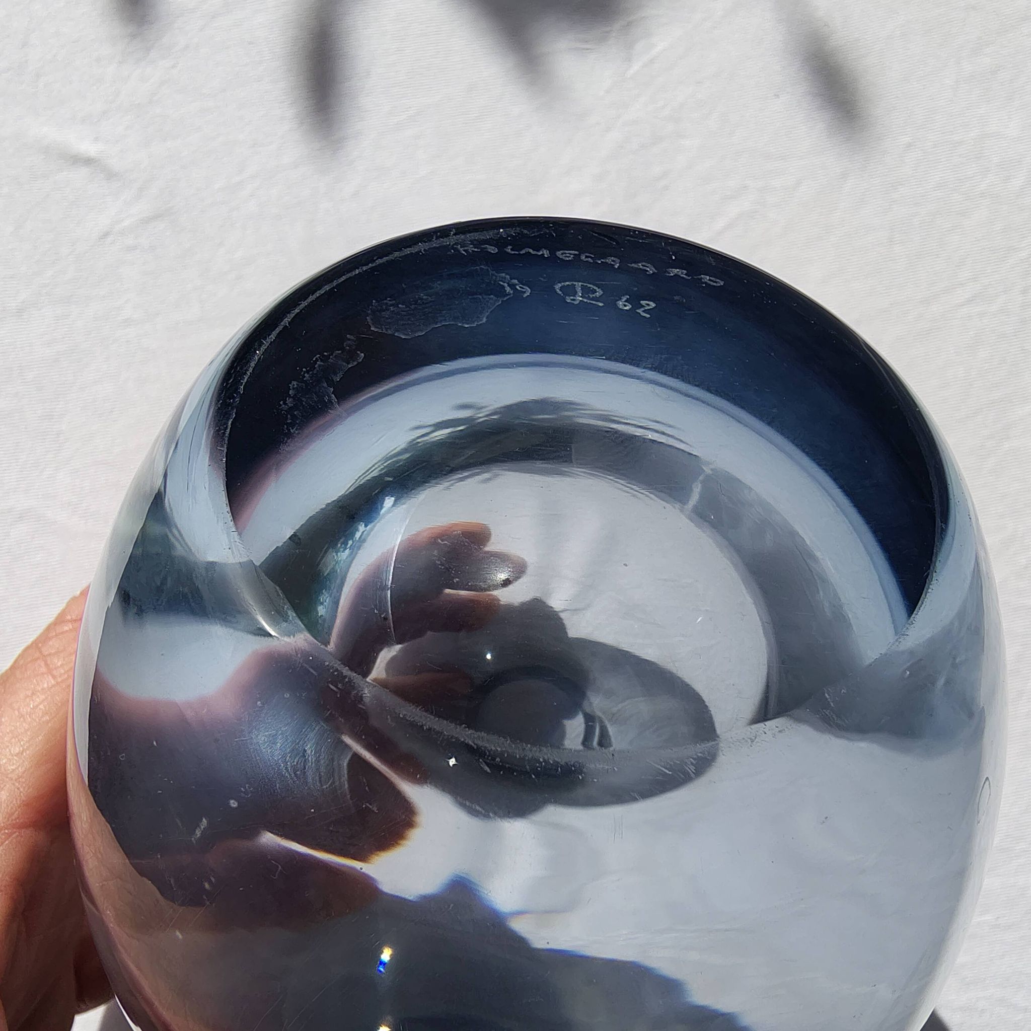 Holmegaard Hellas vase 1962 by Per Lütken for