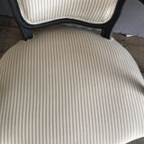 Pair of convertibles striped fabric