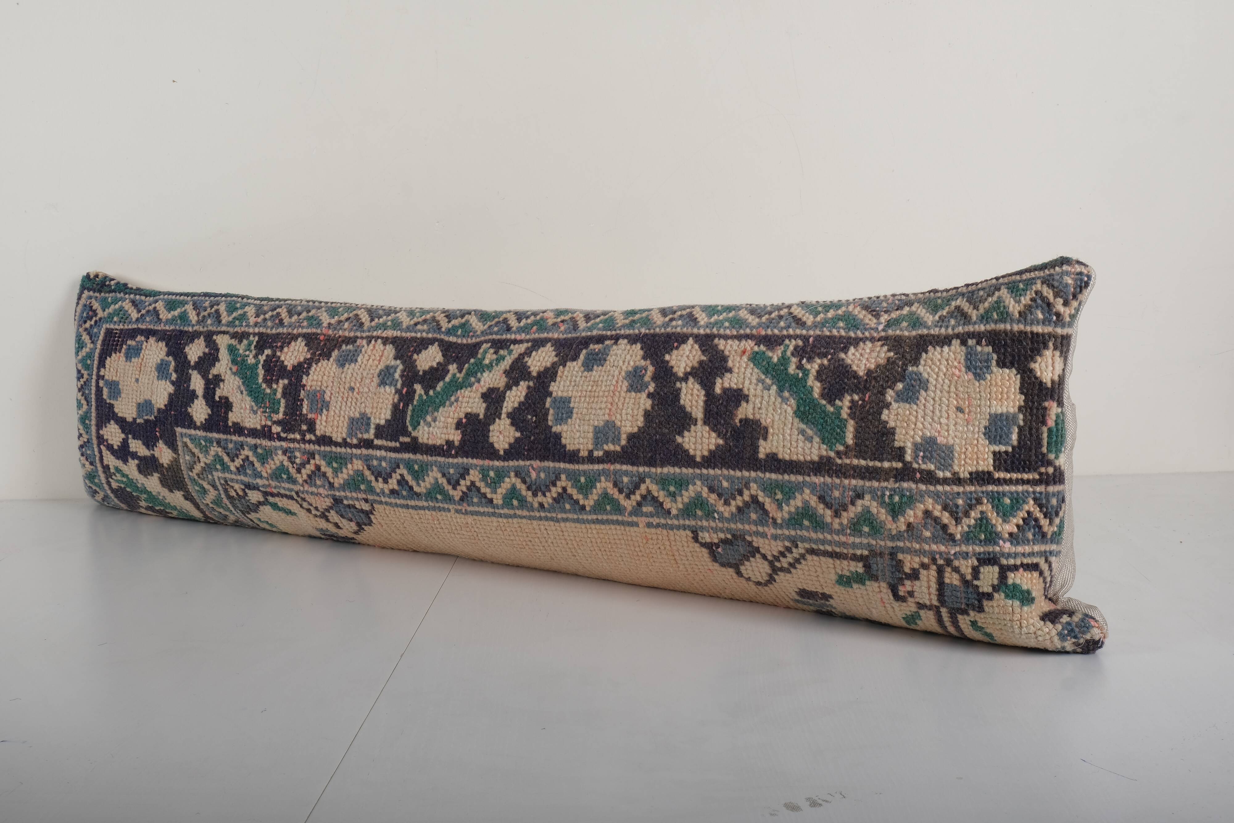 Oushak rug lumbar pillow
