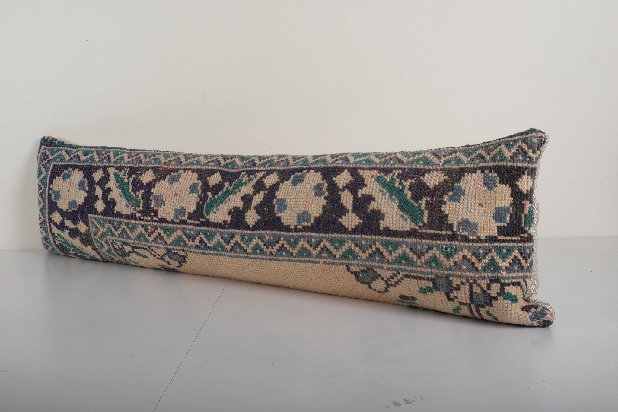Oushak rug lumbar pillow