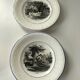 Série complète 12 assiettes Digoin Sarreguemines – Les 12 mois (1900-1920)