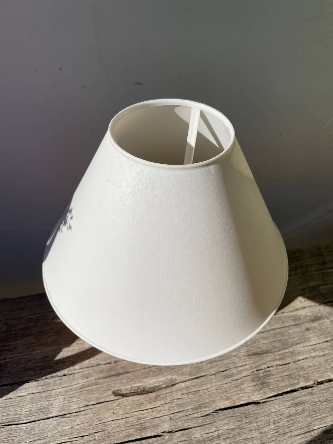 Turned wooden ball lamp 1990