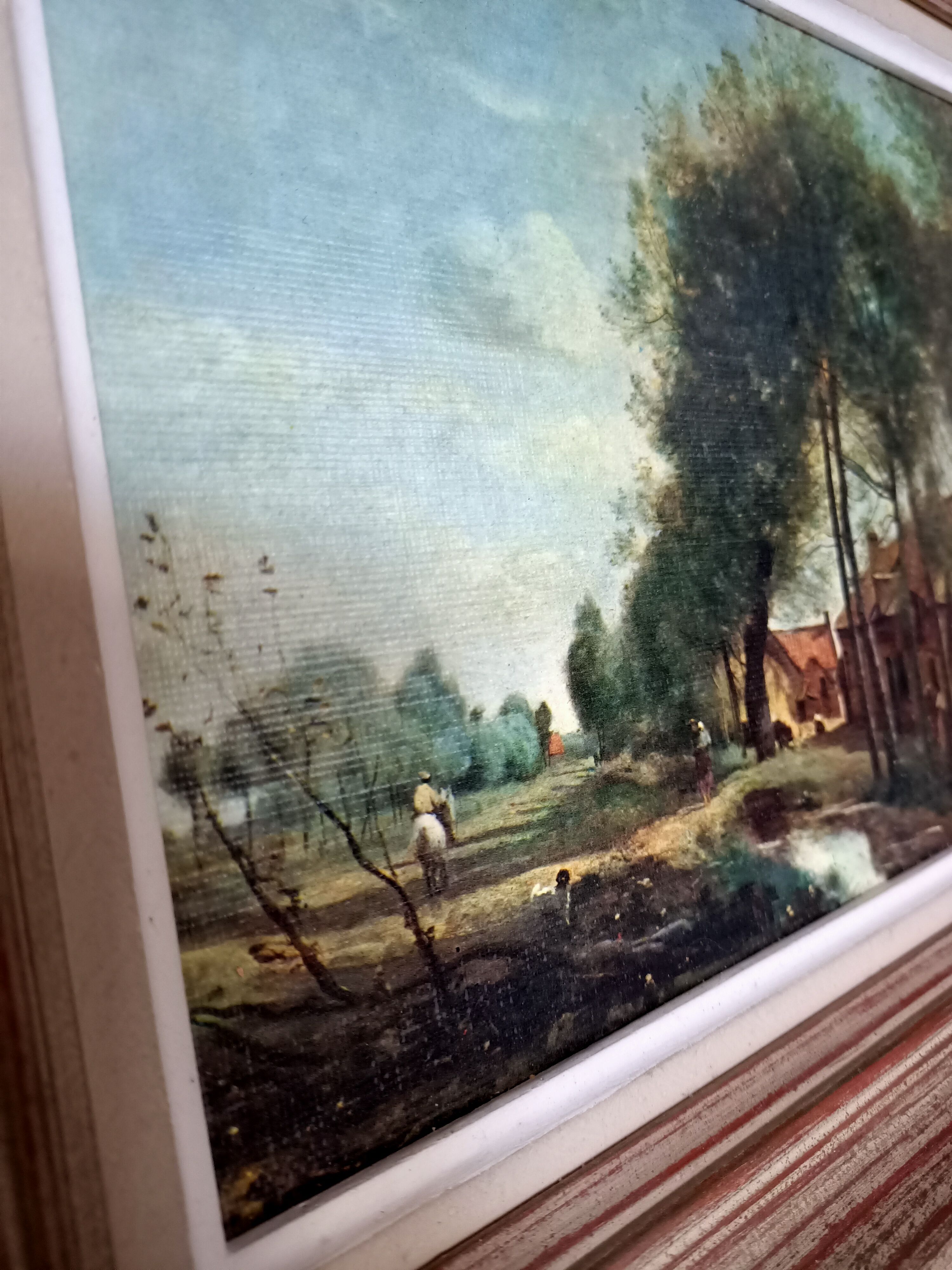 Framed reproduction Corot