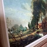 Framed reproduction Corot