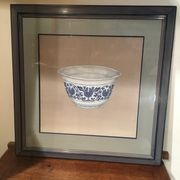 Ming blue and white pottery, hand-painted.