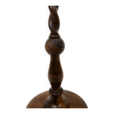 Organic whirlwind floor lamp in stained birch, Art Deco, Sweden, 1940s.