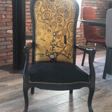 Restored Voltaire armchair