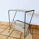 Side table with integrated magazine rack Tjerk Reijenga Pilastro 1950s