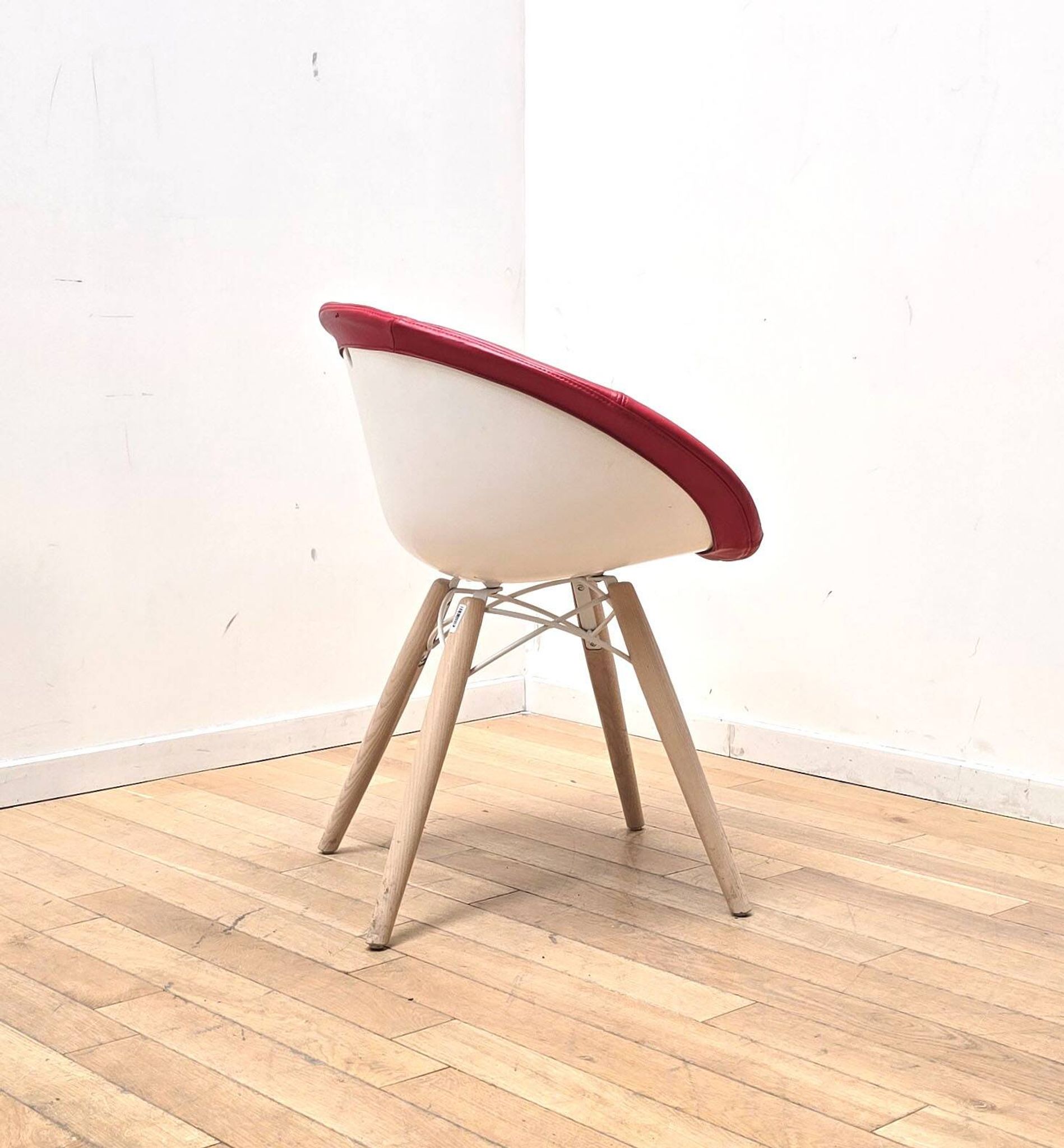 Pair of Gliss Wood 904 armchairs, Pedrali