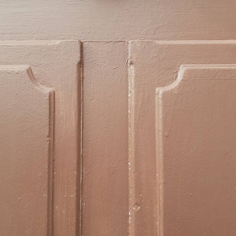 Old exterior entrance door solid H225xW86cm solid wood