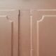 Old exterior entrance door solid H225xW86cm solid wood