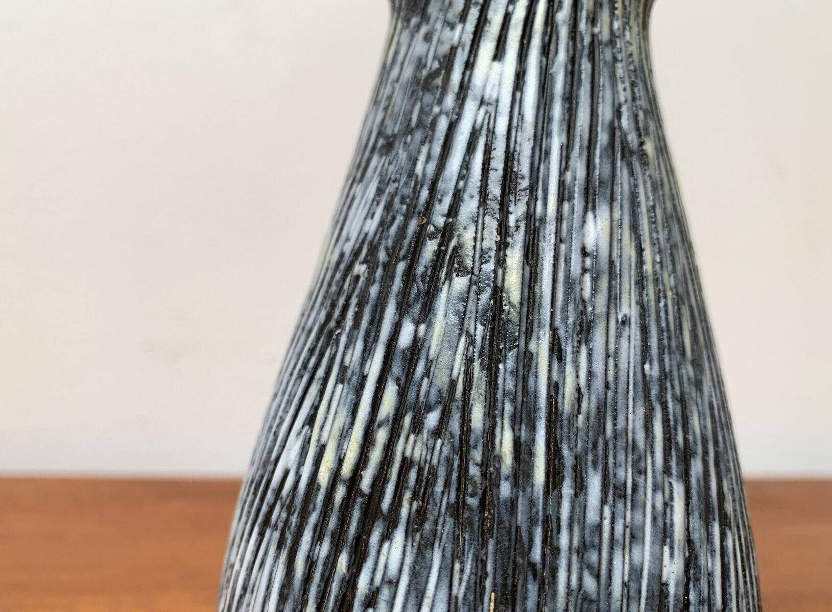 West German pottery vase, mid-century style, 1960s