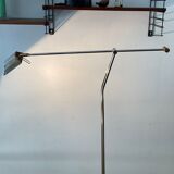 Deknudt e-reader floor lamp from the 70s in brass