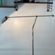 Deknudt e-reader floor lamp from the 70s in brass