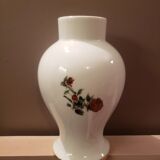 Limoges porcelain vase floral decoration