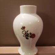 Vase porcelaine de Limoges décor floral