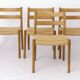 Niels Otto Møller Model 84 Dining Chairs Set of 4, Oak, 1970s Danish
