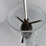 Suspension en verre Kaiser Leuchten, années 1960