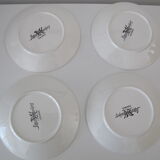 Set of 4 speaking plates Sarreguemines, Benjamin Rabier