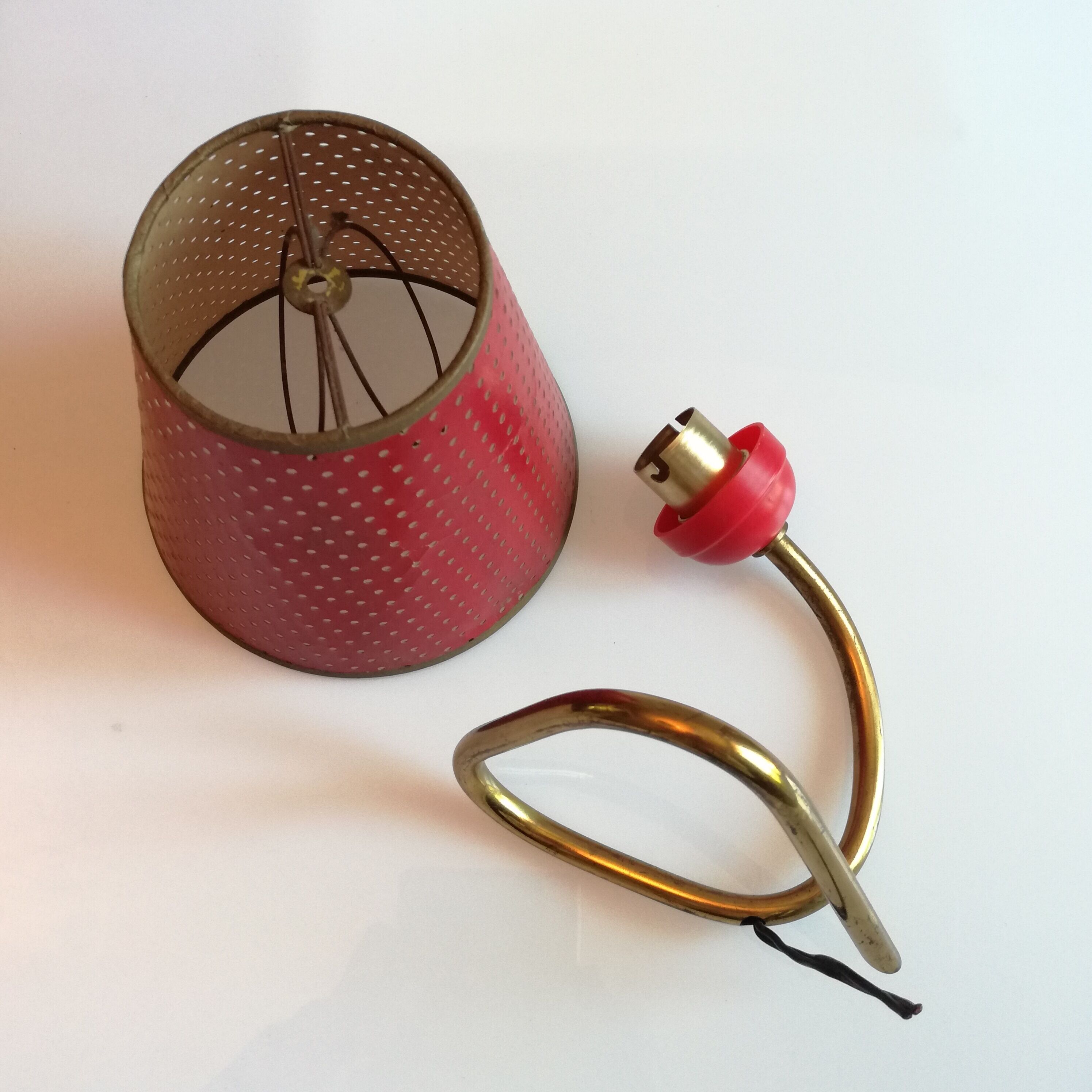 Golden wall lamp 1960