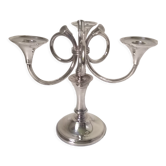 Chandelier 3 bras en métal argenté , modèle Cheverny,, par Ercuis France c.1970