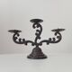 Old enamelled cast iron chandelier