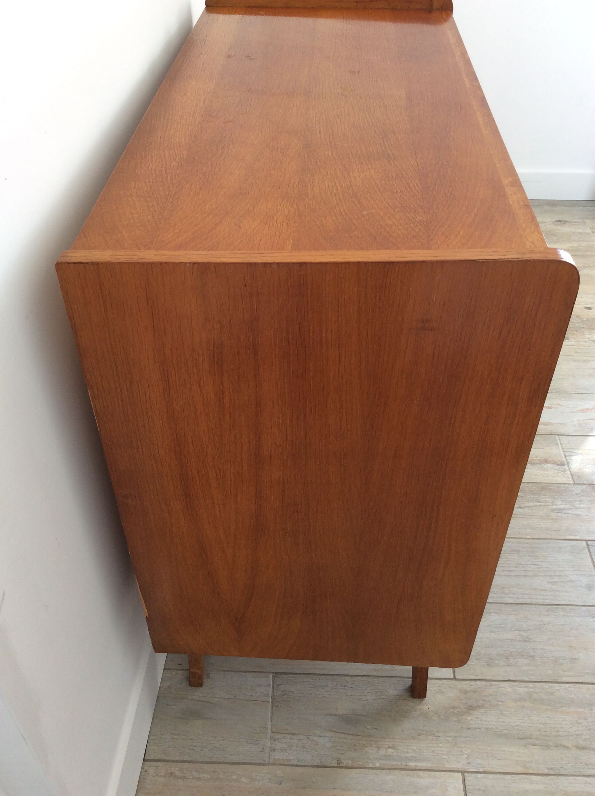 Commode vintage pieds compas 1950