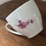 Superb Singer Limoges pink floral porcelain cup