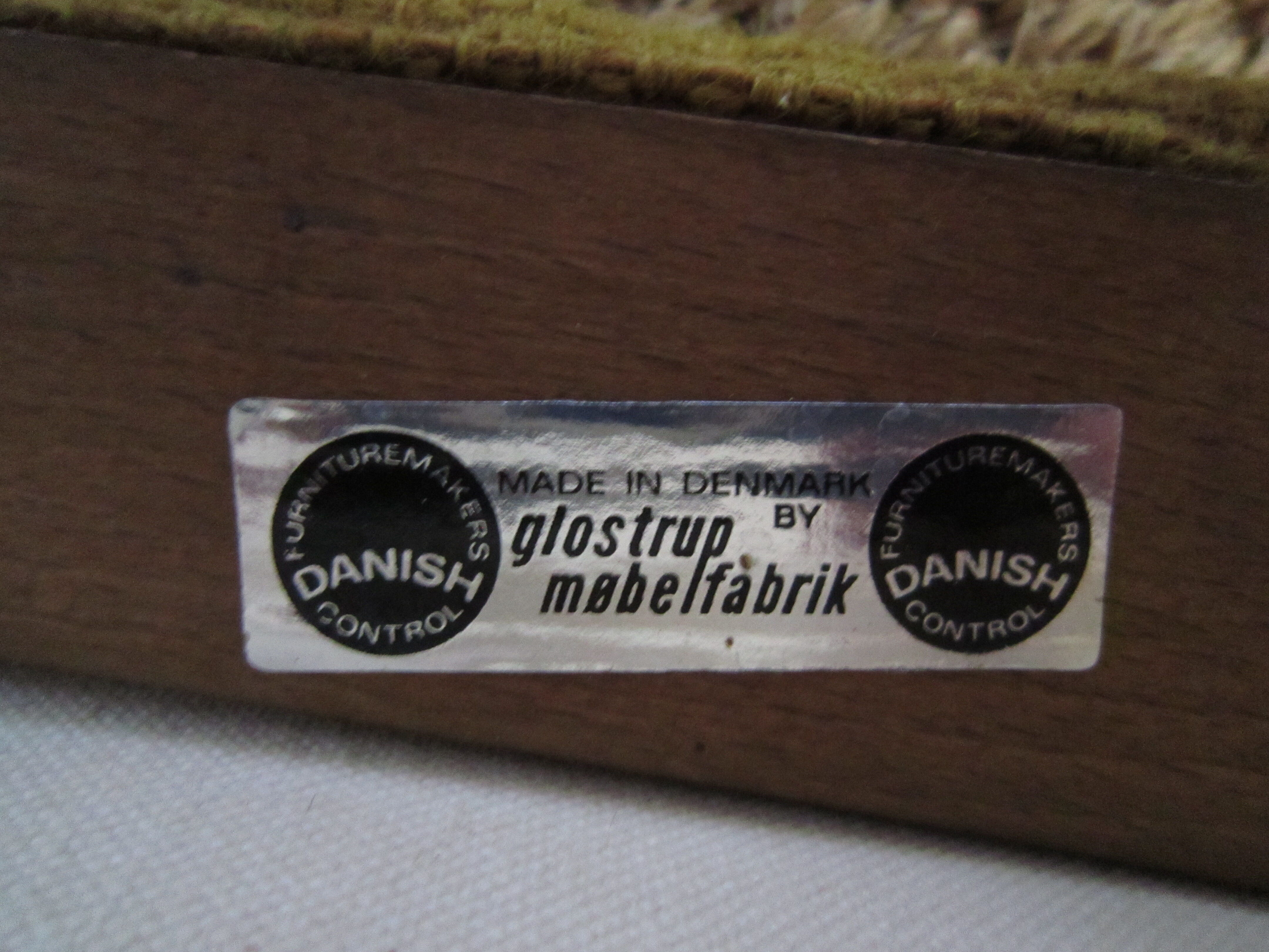 3 chairs teak Danish Glostrup MOBLERFABRIK