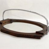 Art Deco mirror & Macassar ebony tray