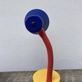 Tricolor metal desk lamp 1980