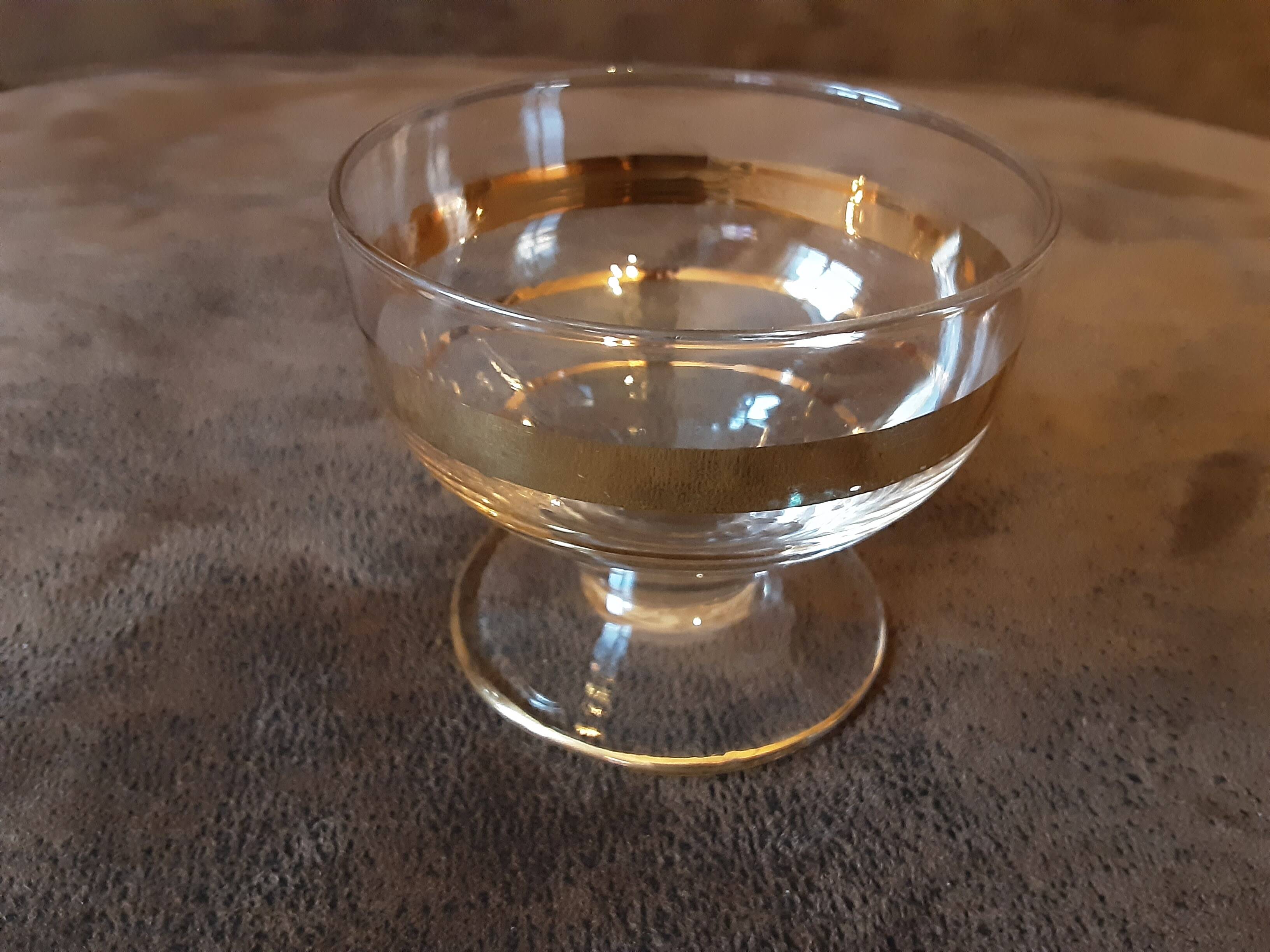 Set of 9 vintage digestif glasses