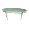 Table ovale ancienne avec dorure