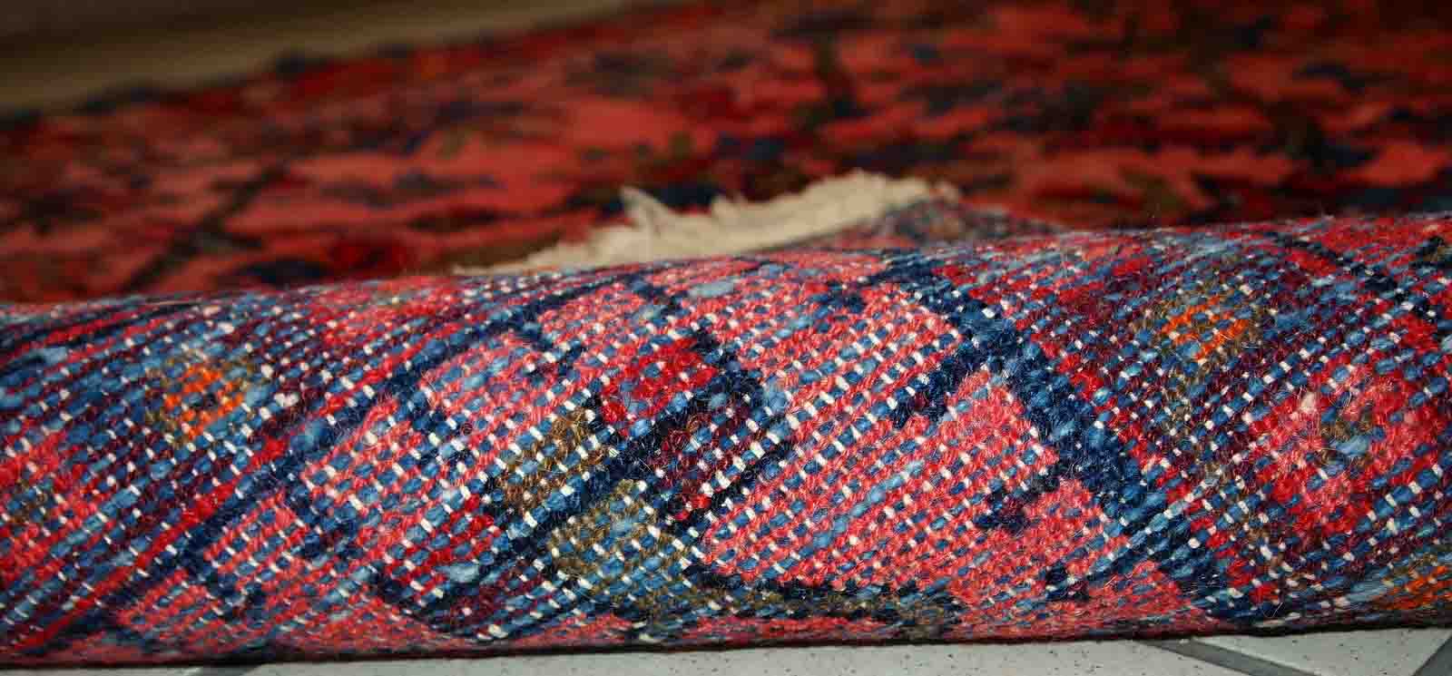 Ancient Persian Carpet Malayer handmade 113cm x 153cm 1920s, 1C403