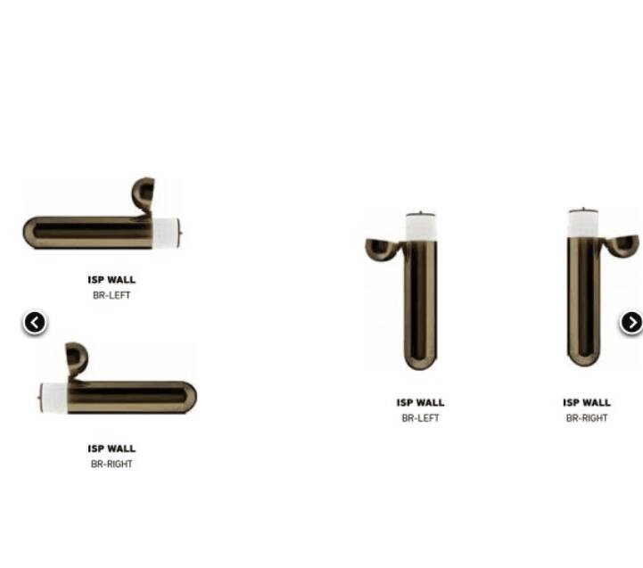 Pair of designer wall lights