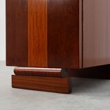 Unique Art Deco cabinet with veneer wood inlay, France 1920s