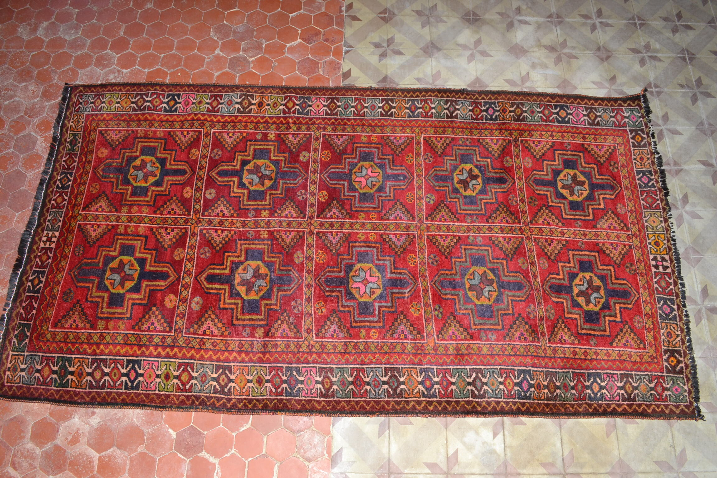 Kurdish carpet, 138 cm x 258 cm, Iran (Kurdistan), 1960