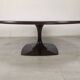 Round coffee table vintage tulip foot