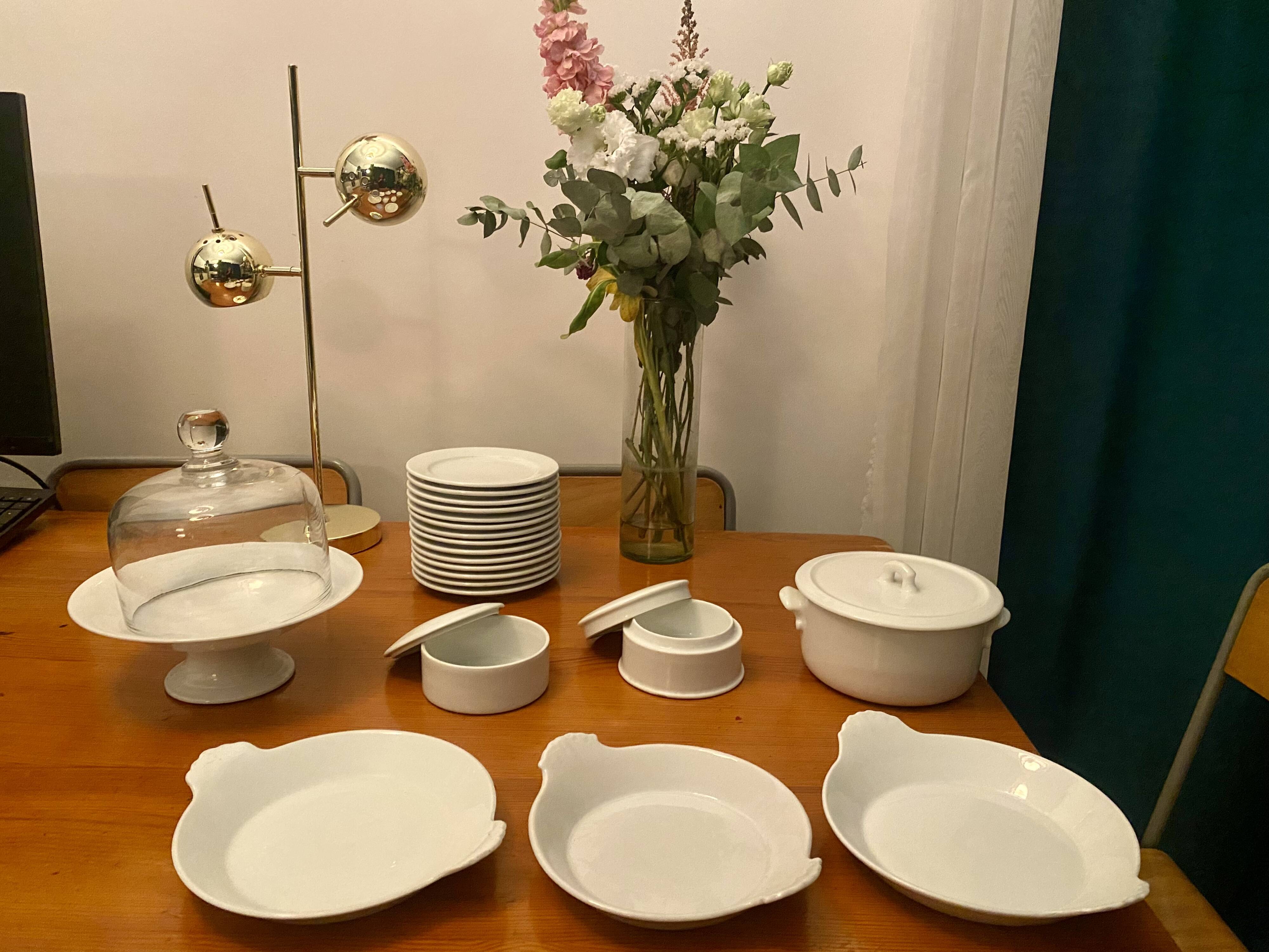 Lot of tableware (dishes, plates, etc.) - porcelain