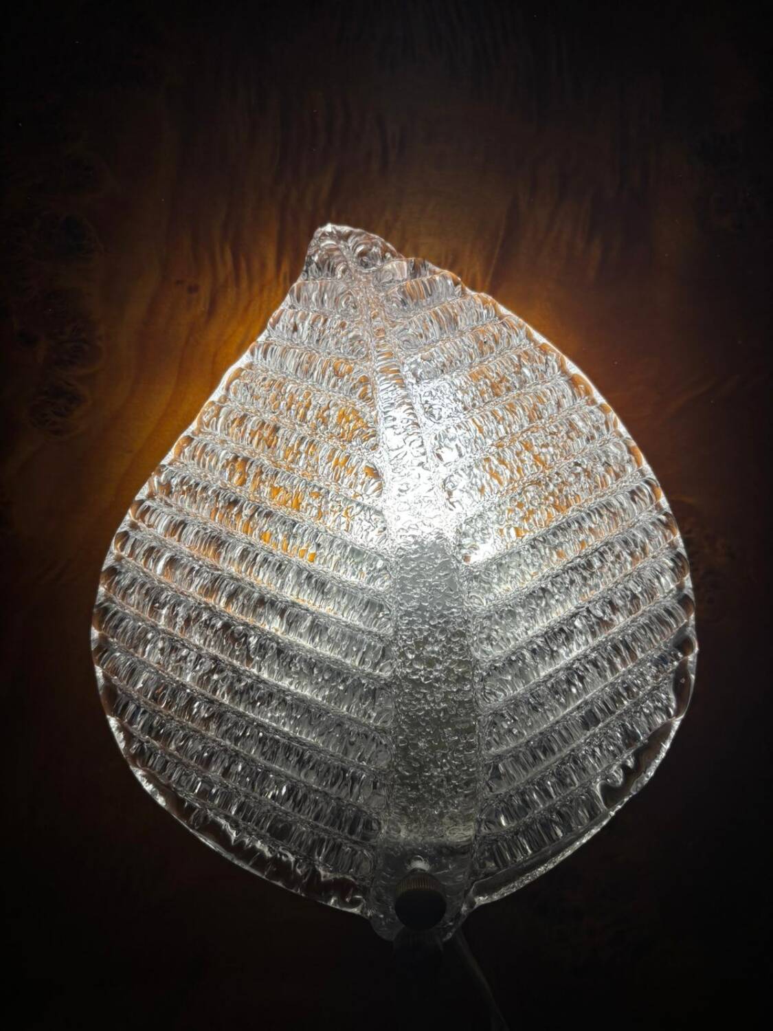 Murano wall light "leaf" by BAROVIER ET TOSO