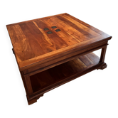 Wooden coffee table