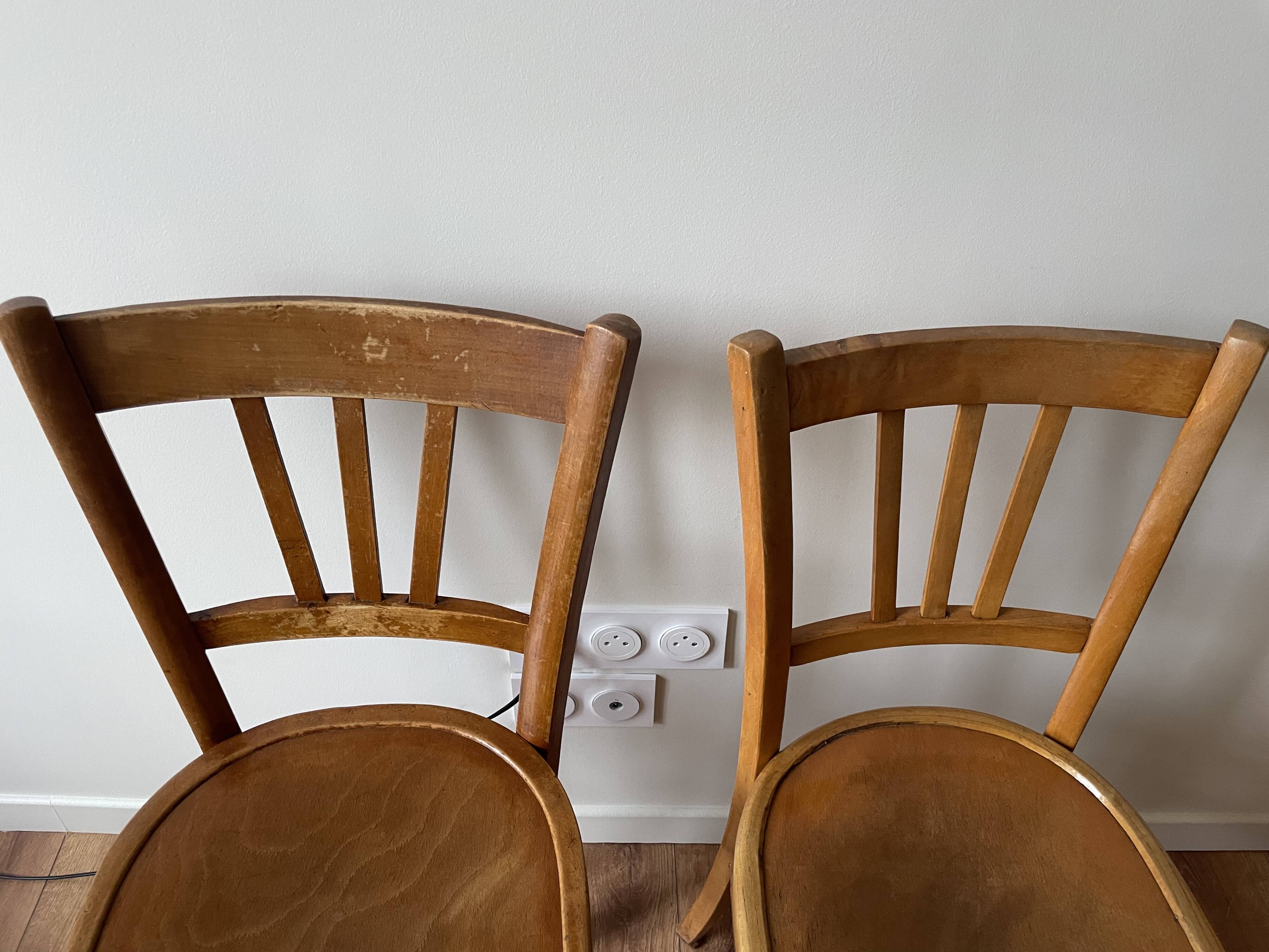 Pair of Luterma bistro chairs from the 1950s